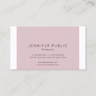 Minimalistic Modern Elegant Design Professional Business Card