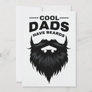 Minimalistic Monochromatic Fathers Day Card