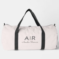 Minimalistic Monogram Initial & Name Pastel Pink