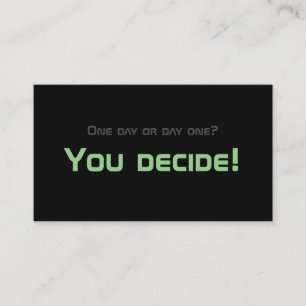 Minimalistic motivational quote for mental health business card