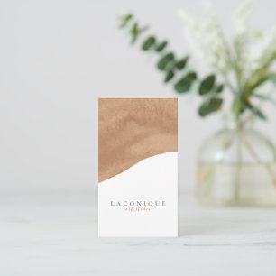 Minimalistic   Neutral   Watercolor Business Card