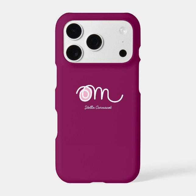 Minimalistic Om Handwritten Personalized (Back)