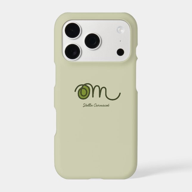 Minimalistic Om Handwritten Personalized (Back)
