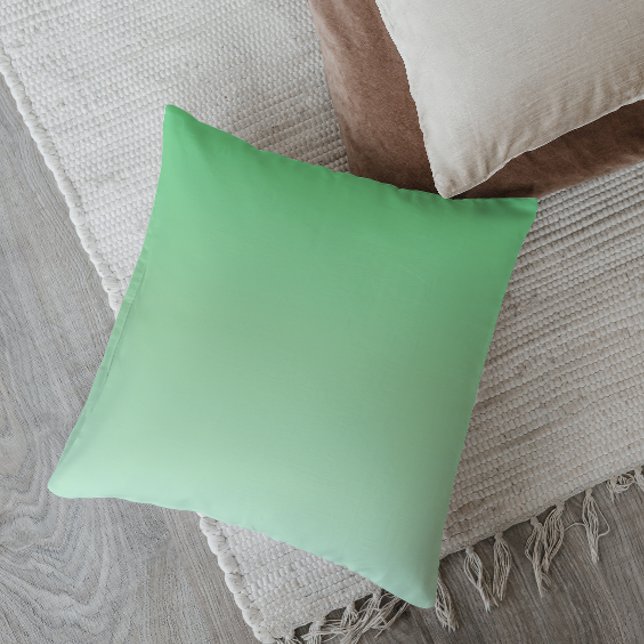 Minimalistic Ombre  Nature’s Embrace Throw Pillow (Creator Uploaded)