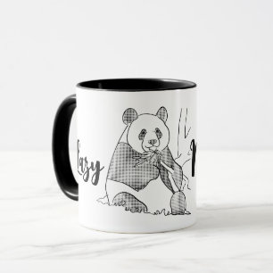 Minimalistic Panda Lazy Morning Mug