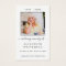 Minimalistic Photo Sympathy Funeral Prayer Card