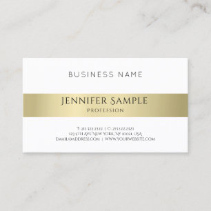Minimalistic Plain Modern Professional Elegant Business Card