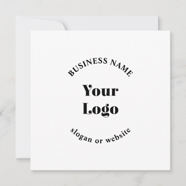 Minimalistic Retro-Modern Template for Your Logo (Front)