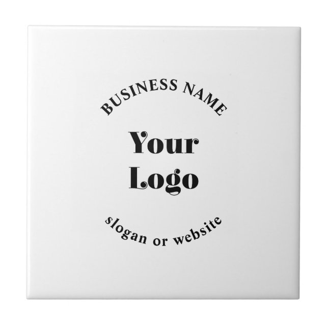 Minimalistic Retro-Modern Template for Your Logo Tile (Front)