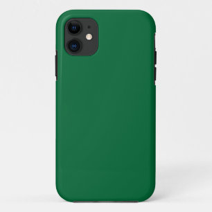 Minimalistic simple plain beautiful green colour iPhone 11 case