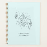 Minimalistic sun moon stars planner<br><div class="desc">Minimalistic sun moon stars planner.
Just edit your product in a few minutes. You can change the font/size/colour and position using "further personalize".</div>