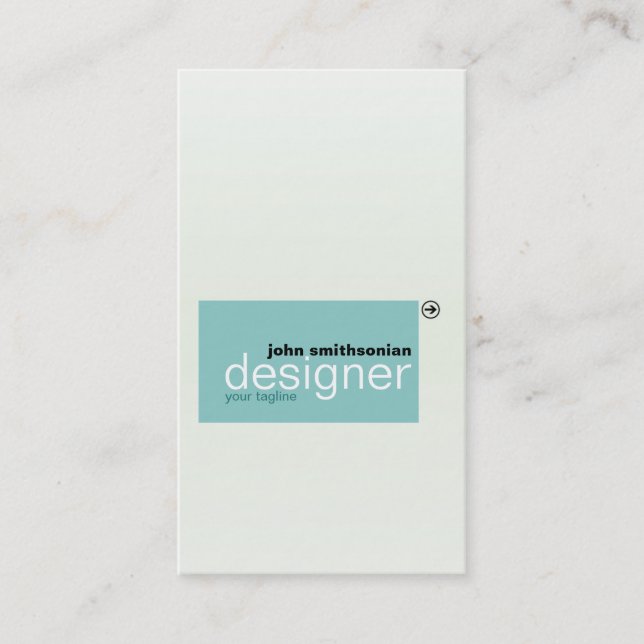 Minimalistic Tiles Business Card (Front)