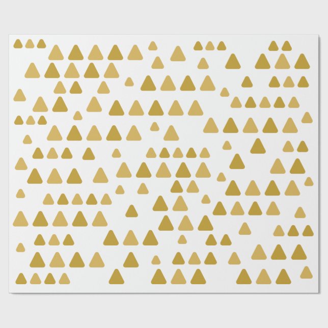 Minimalistic Trees Christmas Gift Wrapping Paper (Flat)