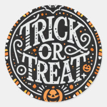 Minimalistic Trick or Treat Halloween