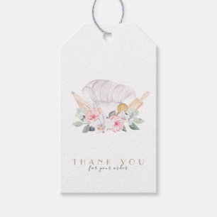 Minimalistic   Watercolor   Bakery   Caterer Gift Tags