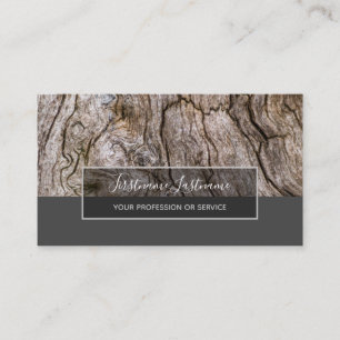 Minimalistic wooden grey rectangle stripes busines business card