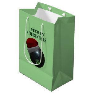 Minimalists Bowls Merry Christmas,  Medium Gift Bag