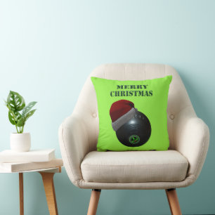 Minimalists Bowls Merry Christmas,  Throw Pillow