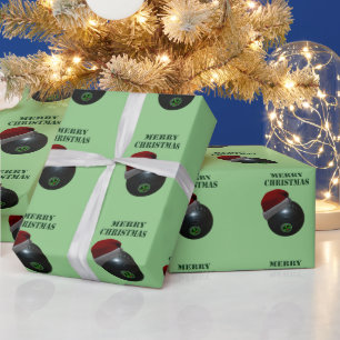 Minimalists Bowls Merry Christmas,  Wrapping Paper