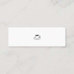 Minimam and simple business card business card cof