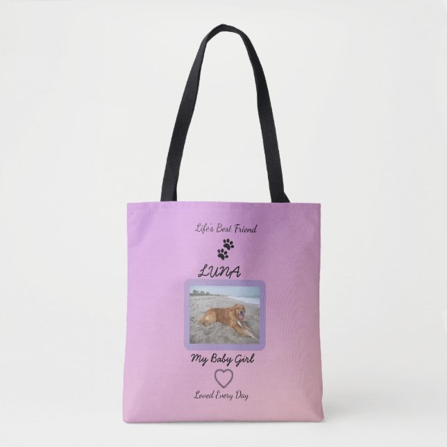 Minimilist Companion Keepsake Tote Bag (Front)