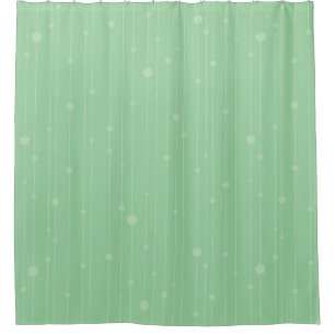 Mininal stripes and dots modern mint green