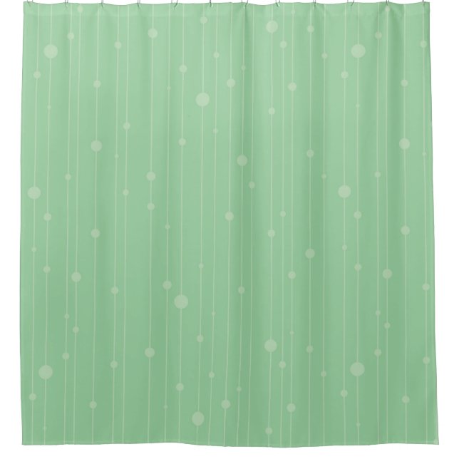 Mininal stripes and dots modern mint green (Front)