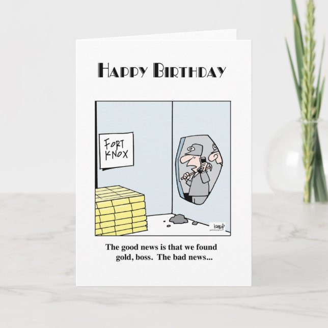 Mining Birthday 3 Card (Front)