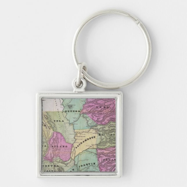 Mining District of California Keychain (Front)