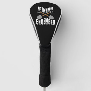 Mining Engineer Crossed Shovels Golf Head Cover