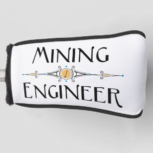 Mining Engineer Decorative Line Golf Head Cover