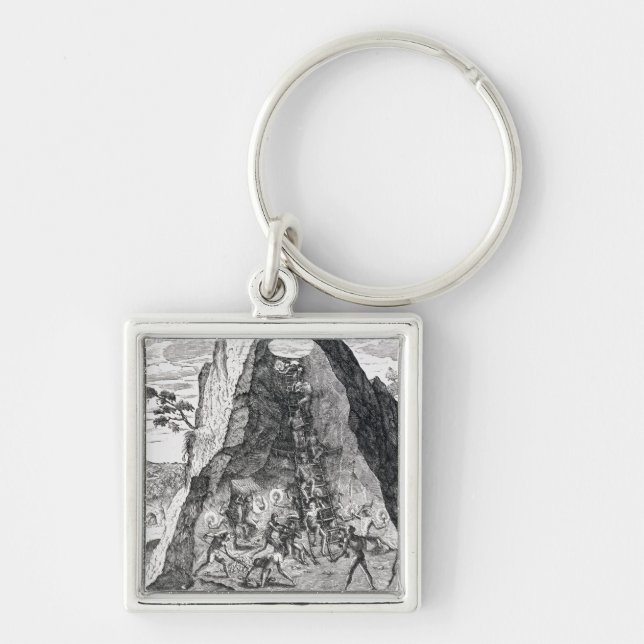 Mining', Frankfurt, 1602 Keychain (Front)