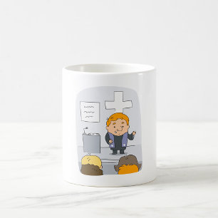 Minister Preaching to Congregation Coffee Mug