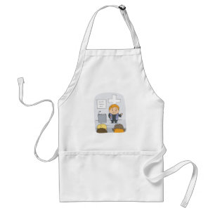 Minister Preaching to Congregation Standard Apron