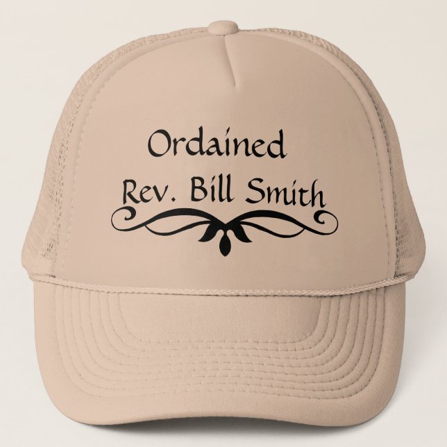 Ministre ordonné CADEAU de casquette (Devant)