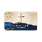 Ministry Church Pastor Deacon Bishop Gold Cross