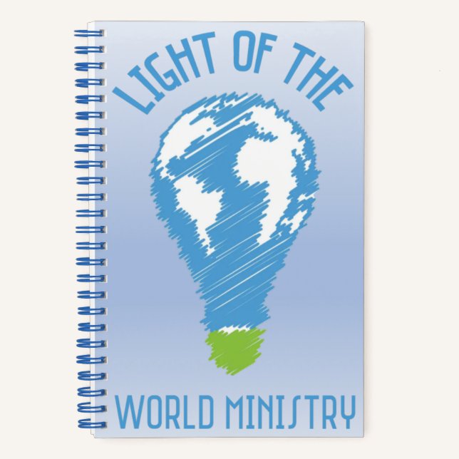 Ministry Logo 5.5" x 8.5" Spiral Notebook (Front)