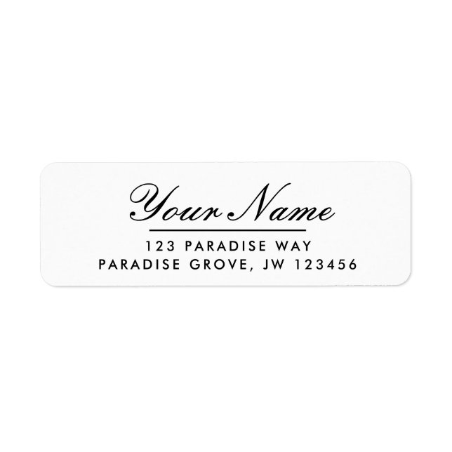 Ministry Supplies | JW Address Labels (Front)