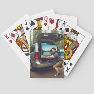 Minivan Camper Gift Playing Cards for Vanlife