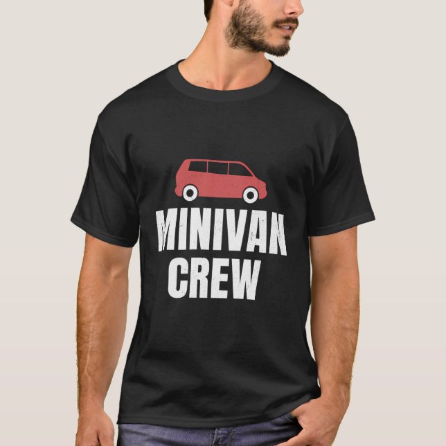 Minivan Crew Van Driver Passengers Matching Group  T-Shirt (Front)
