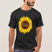Mink For Women Men Weasel Otter Animal Sunflower