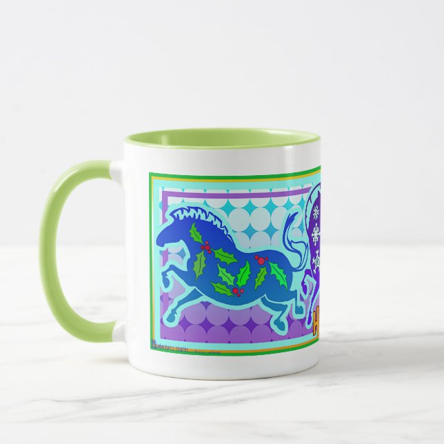 Mink Holidaze Cave Pony Mug (Left)