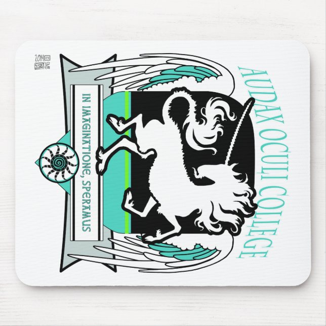 MinkMode Mousepad: Audax Oculi College Mouse Pad (Front)