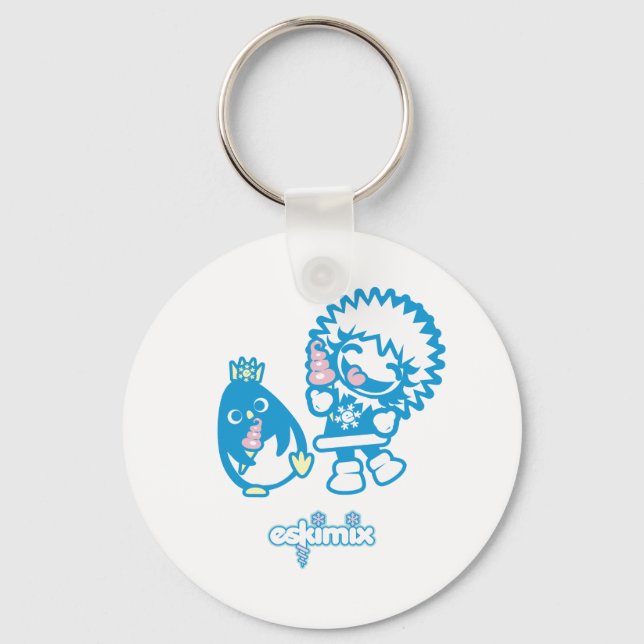 Minky and Rocky Keychain (Front)