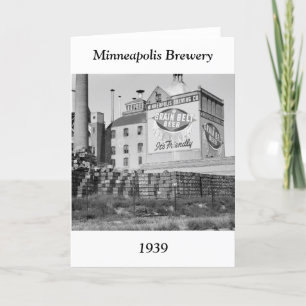 Minneapolis Brewery, 1930s Card