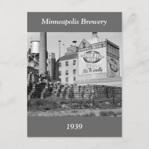 Minneapolis Brewery, 1930s Postcard