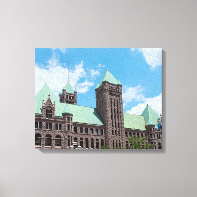 Minneapolis CIty Hall Canvas Print (Front)