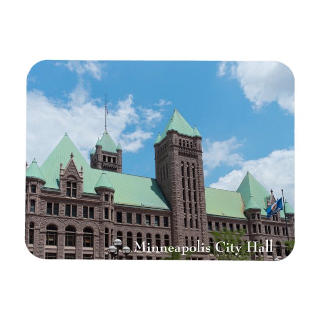 Minneapolis CIty Hall Magnet (Horizontal)