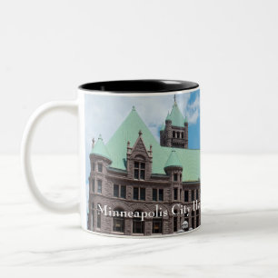Minneapolis CIty Hall Two-Tone Coffee Mug