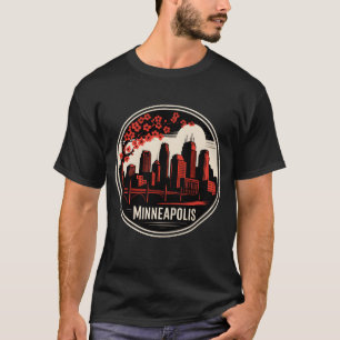 Minneapolis City Minnesota USA friend T-Shirt